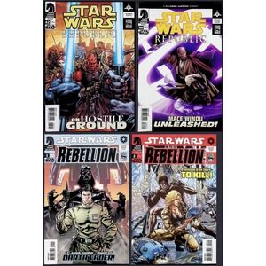 Star Wars Republic #62 66 Rebellion 1 2 Dark Horse Clone Wars 4x Comic Lot